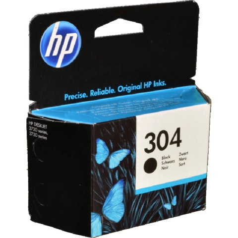 Tusz HP 304 / N9K06AE Czarny do drukarek (Oryginalny) [4ml]